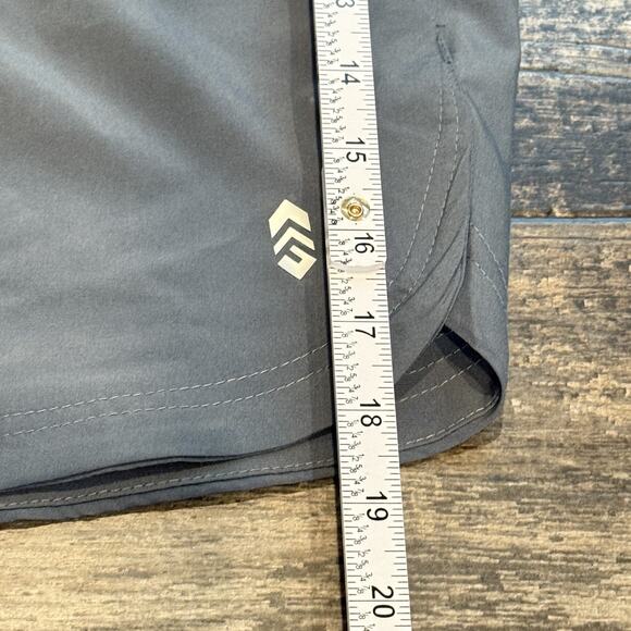 Free Country Shorts Womens Medium Grey Swim Trunks Boardshorts UPF Quick Dry NEW - Picture 12 of 16